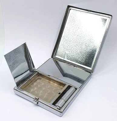 Rare 'Princess' Art Deco ladies compact with lipstick & cigarette compartment - Image 1 of 4