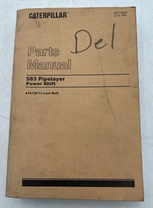 CATERPILLAR 583 ROHRLEGER POWER SHIFT TEILE HANDBUCH UE070006 SN61A120 BIS ZULETZT - Bild 1 von 9