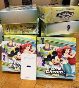 2025 TOPPS CHROME DISNEY FACTORY SEALED MEGA BOX IN HAND READY TO SHIP - Picture 1 of 9