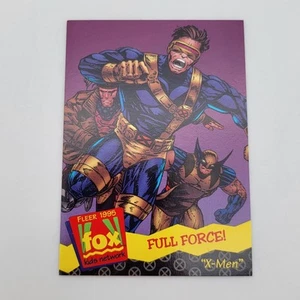 1995 Marvel Fox Kids Network ULTRA X-Men Cyclops Wolverine Gambit Full Force - Picture 1 of 8