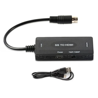 Portable HDMI Adapter SS To HD 1080P For Sega Saturn Console TV Game Accessories - Image 1 of 4