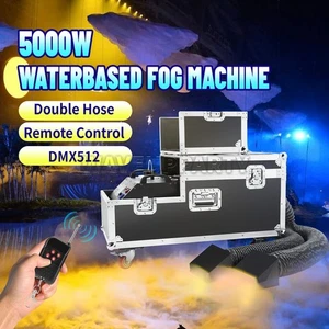 PAIDUN 5000W Dual Outlet Waterbase Smoke Fog Machine Low Lying Fogger Effect DMX - Picture 1 of 9