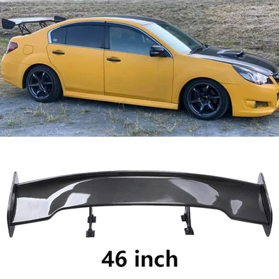 47" Fiber Rear Trunk Spoiler Wing Adjustable GT-Style For Subaru Legacy 10-23 Foto 1 de 4