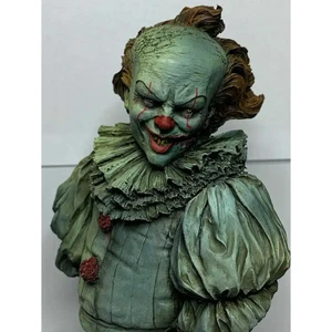 1/10 BUST 115mm Resin Model Kit Scary Clown Ghost Movie Unpainted - Picture 1 of 10