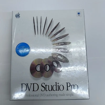 Software Apple DVD Studio Pro 1.5 RTL M8698Z/A © 2002-MANUFACTURY SEALED - Image 1 of 2