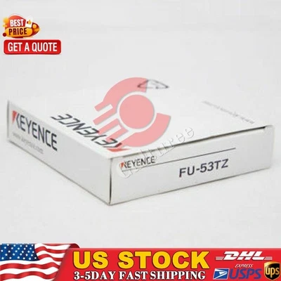 1PC New Keyence FU-53TZ Fiber Optic Sensor FU53TZ Cable In Box US Free TAX - Image 1 of 4