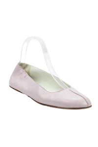 Chanel Mujer Cuero Deslizable Ballet Pisos Lavanda Talla 37.5 7.5 - Imagen 1 de 7