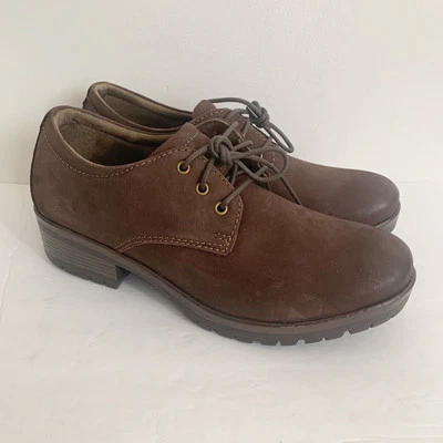 Женские туфли-оксфорды Eastland Ruth коричневая кожа на шнуровке размер 11 М б/у в отличном состоянии - Изображение 1 из 4