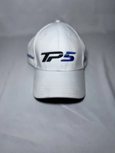 Taylor Made TP5 Tour Authentic Golf Hat- White - Adjustable Strapback - Picture 1 of 12