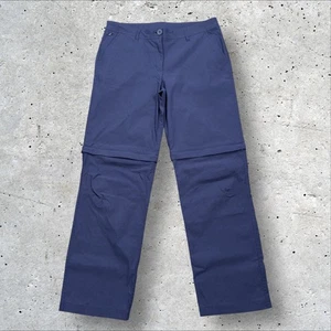 Pantalone Brasher donna taglia 14 blu navy convertibile zip off passeggio outdoor - Foto 1 di 10