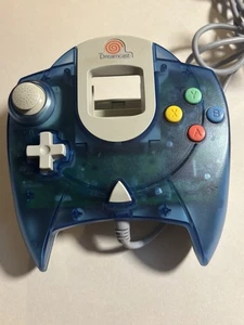 Sega Dreamcast Controller Ocean Clear Blue HKT-7700 OEM 1999 GETESTET FUNKTIONIERT - Bild 1 von 6