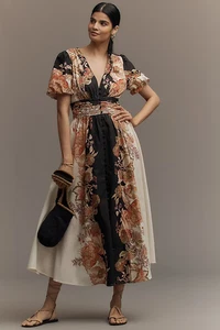 Neu Anthropologie The Heynasreen Katerina Kleid mit Knopfleiste Größe S neu mit Etikett - Bild 1 von 4