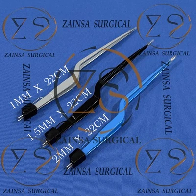 Juego de pinzas de bayoneta bipolares aisladas de EE. UU. pinzas bipolares coagulantes y de riego Foto 1 de 4