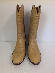 Dan Post Westernstiefel Spanien Größe 9D Herren Modell 6611 hellbraun Leder sehr schön - Bild 1 von 11
