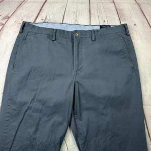 Pantalones Polo Ralph Lauren Para Hombre 38x32 Gris Elastizados Calce Recto Chino Informal - Imagen 1 de 12