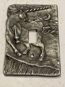 GALLO 85' ZINN FANTASY EINHORN MOND STERNE LICHTSCHALTER PLATTE ABDECKUNG - Bild 1 von 6