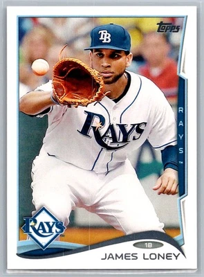 James Loney 2014 Topps Tampa Bay Rays #328 - Image 1 of 2