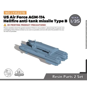1/35 Model Upgrade Parts US Air Force AGM-114 Hellfireanti-tank missile Type B - Picture 1 of 2