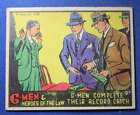 1936 Gum G-Men & Heroes of The Law - #97 G-Men Complete Their Record Catch - VG