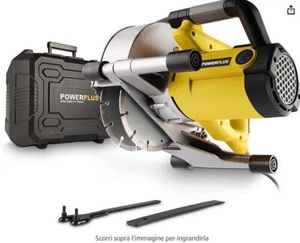 Fresa da muro Powerplus POWX0650 lama diamante 150 mm, 230V. Nuova mai usata. - Foto 1 di 4