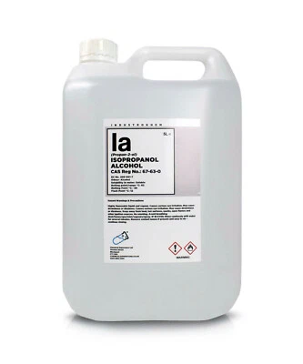 CHEMICAL SUPERSTORE Isopropyl IPA 99.9% Propan-2-OL Isopropanol C3H7OH 5L Jerry Container