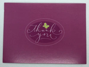 Blank Cards- Hallmark Thank You Cards, Fuchsia (20 Cards with Envelopes) New - Bild 1 von 2