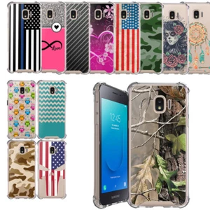 Hybrid Case w/Anti-Shock Corner Cover for Samsung Galaxy J2 / J2 Pro / J2 Shine - Picture 1 of 36