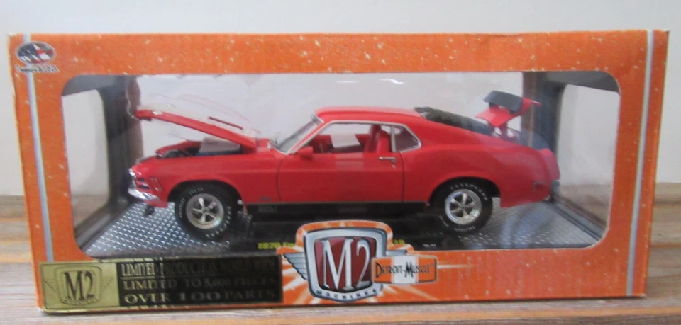 M2 Machines 2013 DETROIT MUSCLE  1970 FORD MUSTANG MACH 1 - 428 1:24 Diecast NIB - Image 1 of 4