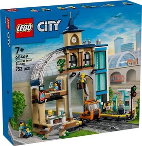LEGO® City Stazione Centrale (60469); per gli appassionati di giocattoli da costruzione kit di costruzione nuovo imballo originale - Foto 1 di 3