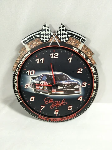 Dale Earnhardt Sr. Wall Clock NASCAR Racing  #3 Goodwrench Service 7 Time Champ Cover