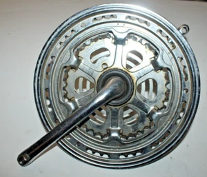 1980 Schwinn Varsity Vintage Ashtubula Crankset Silver 28/52T 170mm USA Shipper - Picture 1 of 20
