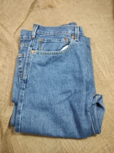 Pantalones de mezclilla Levis Jeans para hombre 34x32 azul 517 corte bota ropa de trabajo descolorida lavados - Imagen 1 de 10