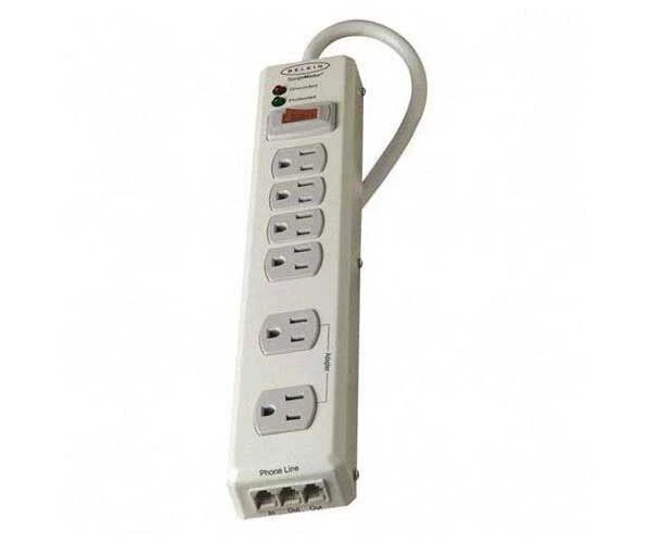 BELKIN 6 Outlet Surge Suppressor - 1045 J - 6 ft cord - Beige - Image 1 of 1