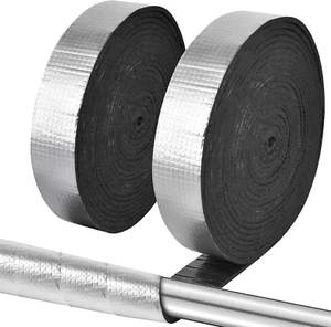 Pipe Wrap Insulation Tape 2x33Ft Self Adhesive Foam Aluminum Foil Freeze Protect - Picture 1 of 12