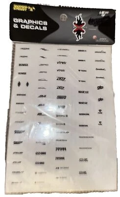 PACK OF XMODS GRAPHICS & DECALS STICKERS FOR RADIO SHACK XMODS RC CAR - Image 1 of 3
