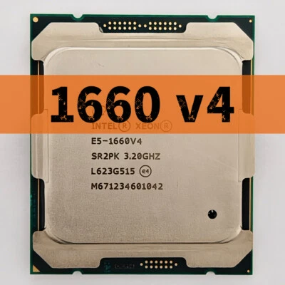 Intel Xeon E5-1660 v4 SR2PK 3.2GHz 8 Cores 140W LGA2011-3 CPU - Image 1 of 3
