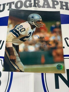 Foto firmada por Mel Renfro Dallas Cowboys 8x10 inscripción en el patio #1 nuevo en caja certificado de autenticidad 2 - Imagen 1 de 1