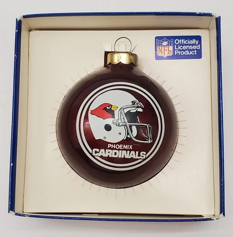 Vtg Phoenix (Arizona) Cardinals Christmas Ornament NFL Sports Collectors Series Cover