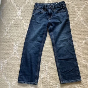 Old Navy Boys Size 7 Loose Fit Dark Wash Jeans - Picture 1 of 3