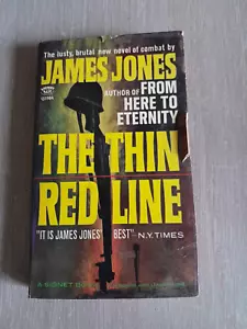 1964 Signet The Thin Red Line James Jones Paperback 4th Printing - Foto 1 di 3