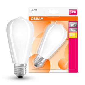 Osram LED Leuchtmittel Star Classic Edison ST64 7W = 60W E27 matt 806lm warmweiß - Bild 1 von 4