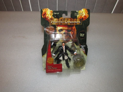 ZIZZLE PIRATES OF THE CARIBBEAN SECRETS OF THE DEEP WILL TUNER 3 3/4 " FIGURE Cover