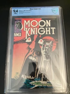 MOON KNIGHT #34 **CBCS 9.4** (Marvel/1983) White Pgs. (≈ CGC) - Picture 1 of 3