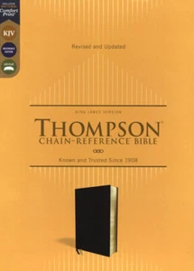 KJV, Thompson Chain-Reference Bible, Red Letter, Comfort Print [Black] - Picture 1 of 8