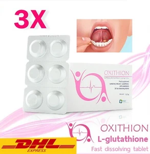 3X Oxitión 100 mg L-Glutatión Blanco Reducir Pecas Antioxidante Sublingual - Imagen 1 de 6