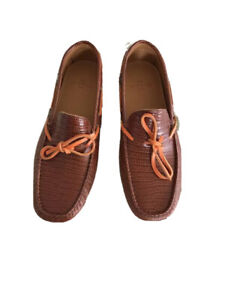 New. Etro Men's Driving Shoes. Leather.