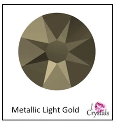 Металлический свет золото 16ss 4 мм 2088 австрийский кристалл с плоской поверхностью стразы 144 шт. - Изображение 1 из 4