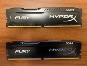 HyperX Fury - Ram Pair - 8GB - 2X4GB -DDR4 2133MHz Ram Memory - HX421C14FB/4 - Picture 1 of 2