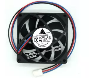 Delta AFB0712HB DC12V 0.33A 70*70*15MM double ball CPU fan 3pin - Picture 1 of 1