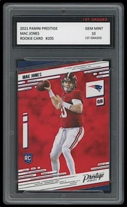 MAC JONES 2021 PANINI PRESTIGE 10 PRIMER GRADO TARJETA DE NOVATO RADIOCONTROL NUEVOS PATRIOTAS DE INGLANDIA - Imagen 1 de 1